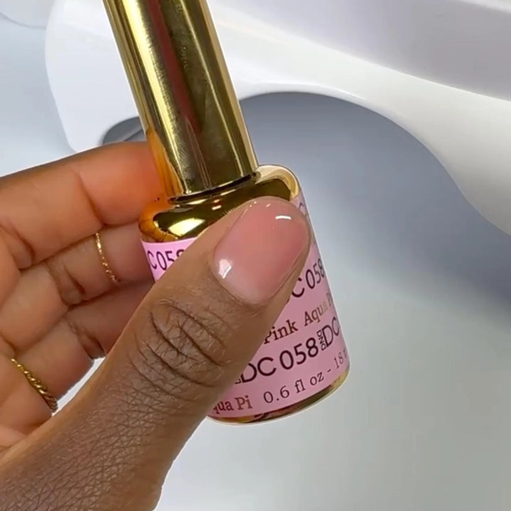 #058 DND DC COLOR DUO Aqua Pink