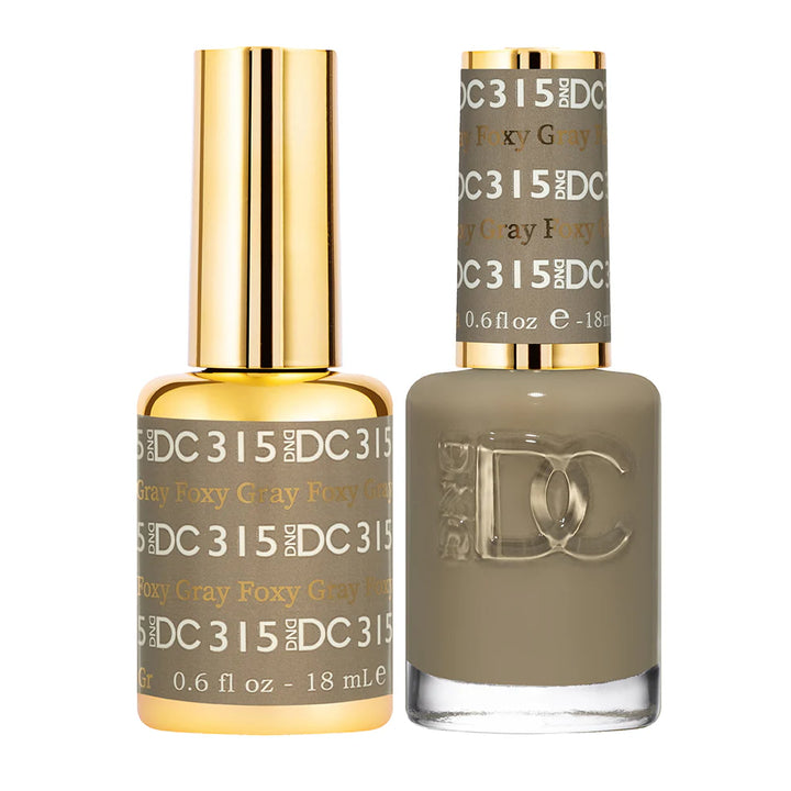 #315 DND DC COLOR DUO Foxy Gray