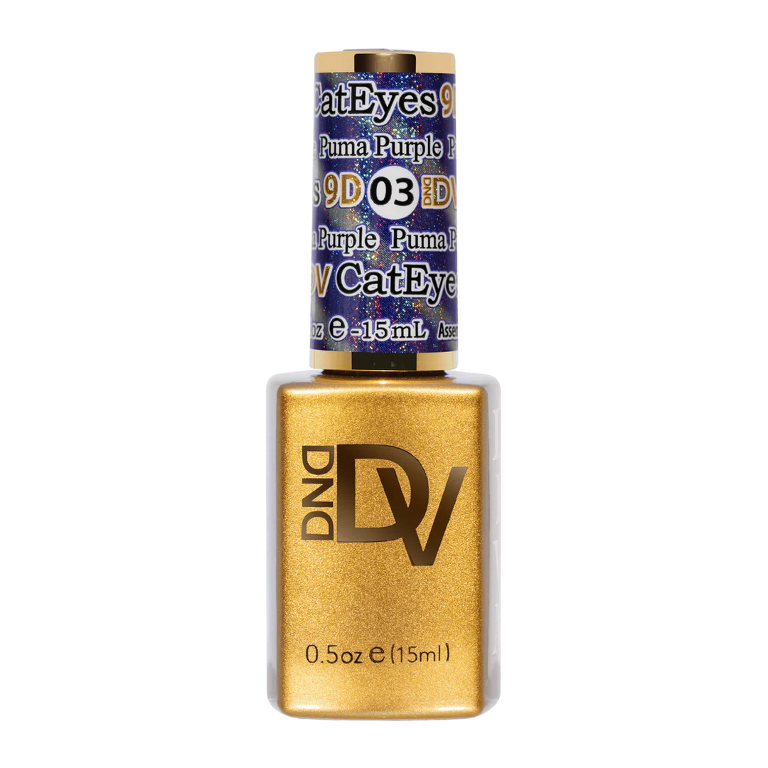 DND DIVA 9D Cat Eye Glassball #03 - Puma Purple