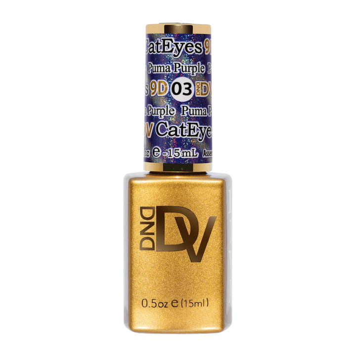 DND DIVA 9D Cat Eye Glassball #03 - Puma Purple
