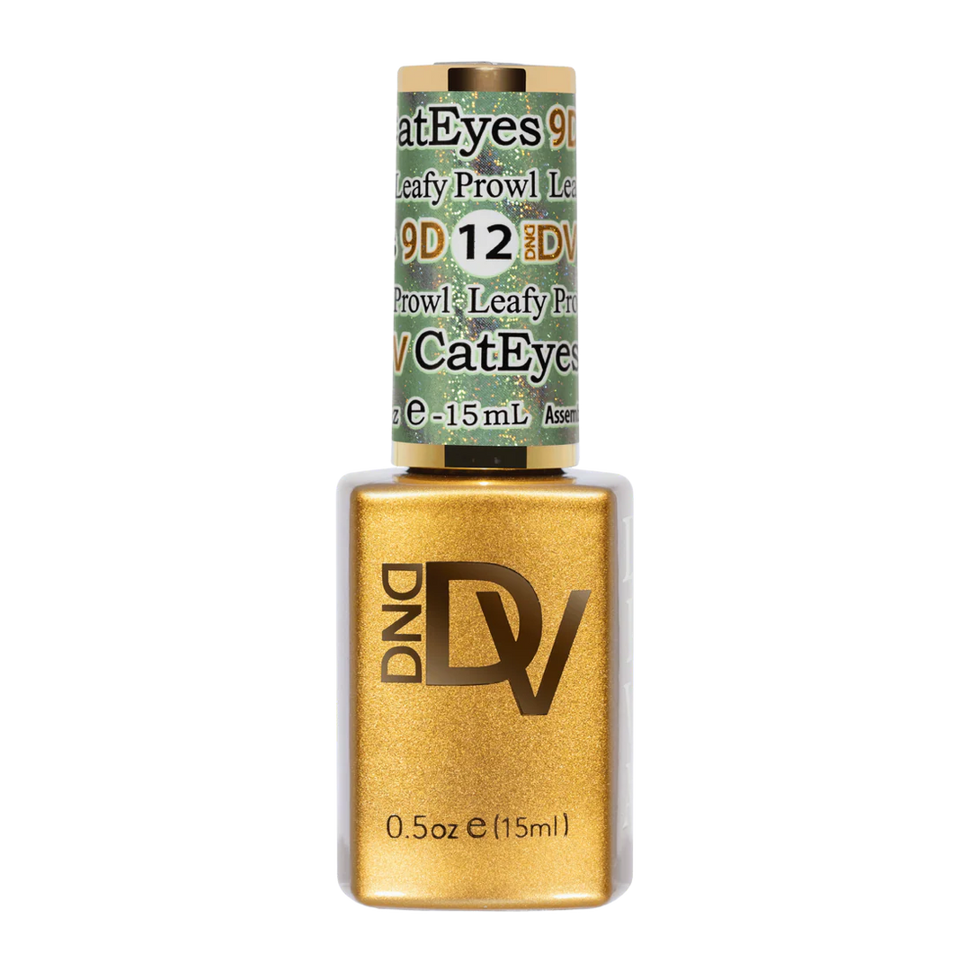 DND DIVA 9D Cat Eye Glassball #12 - Leafy Prowl
