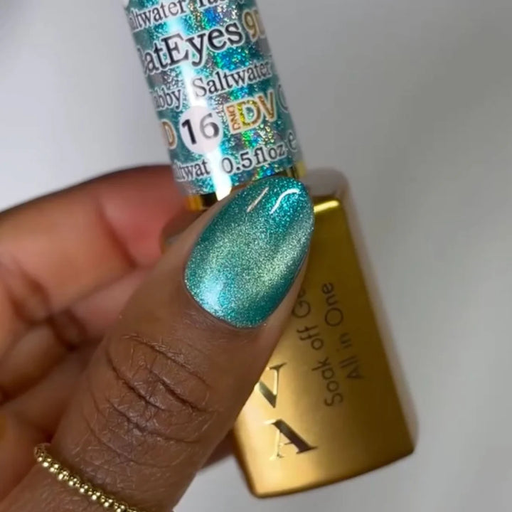 DND DIVA 9D Cat Eye Candy #16 - Saltwater Tabby