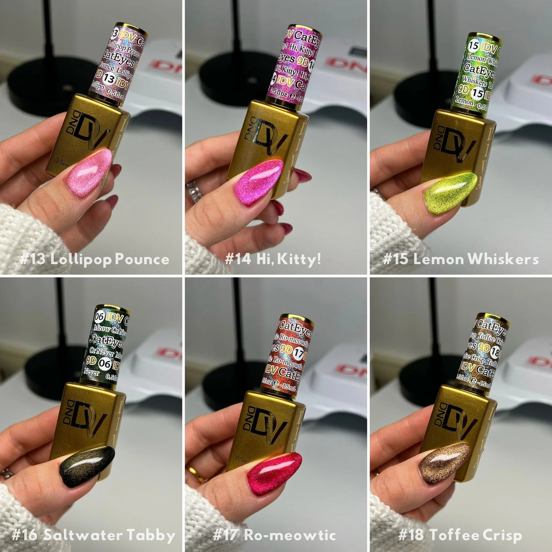 DND DIVA 9D Cat Eye Candy – 12 Set
