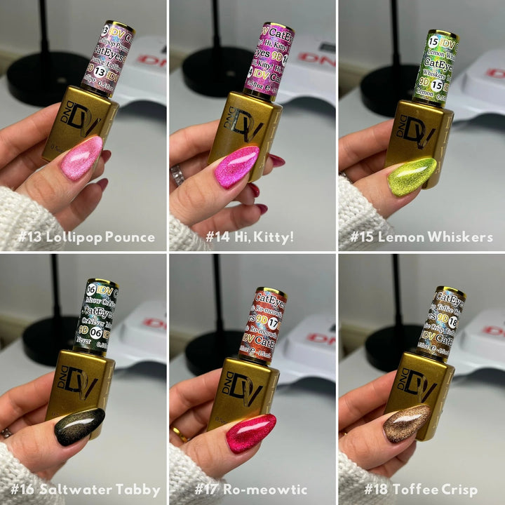 DND DIVA 9D Cat Eye Candy – 12 Set