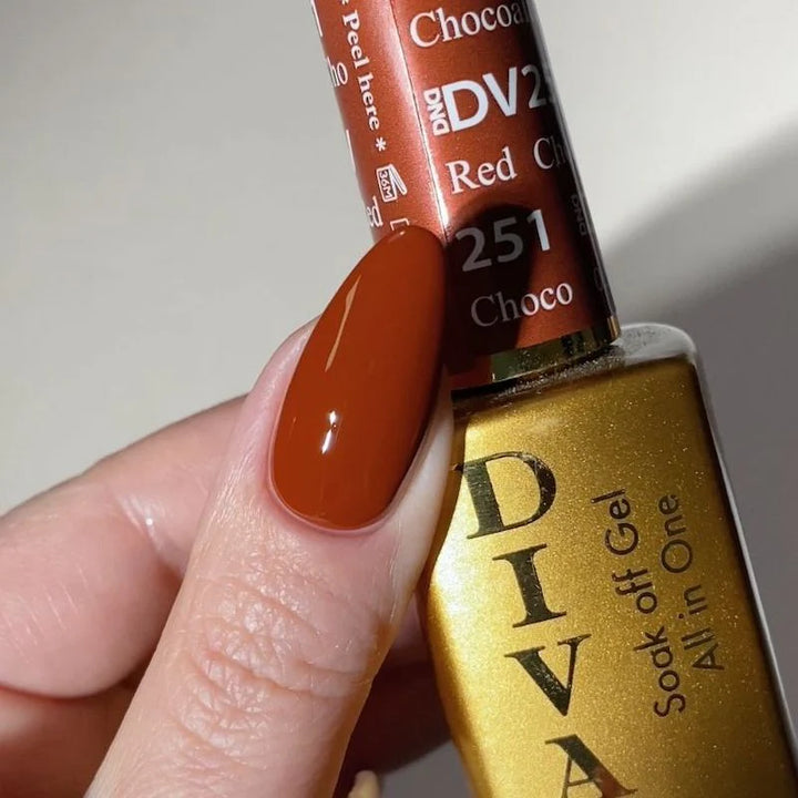 DND DIVA - #251 Chocolate Red