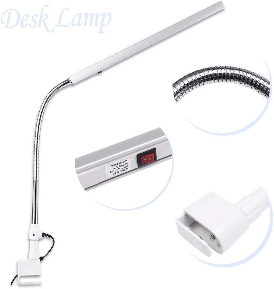 LED Daylight Table Desk Lamp Ultra-Slim 12W