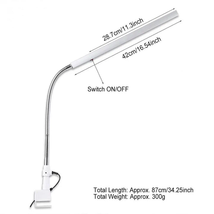 LED Daylight Table Desk Lamp Ultra-Slim 12W