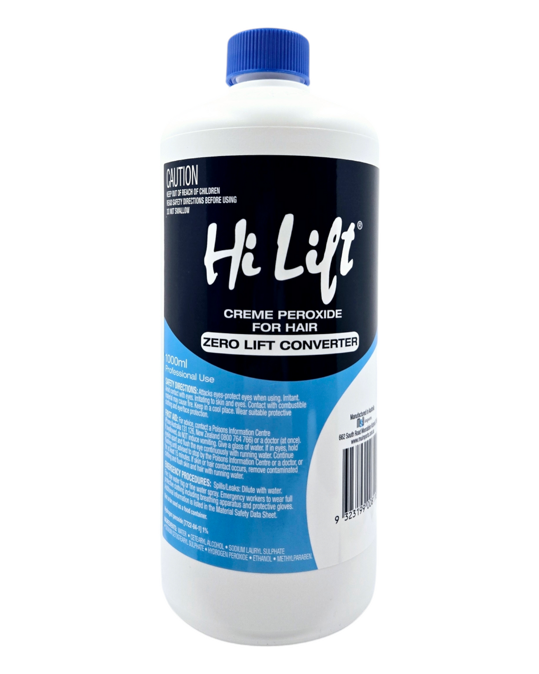 HiLift Creme Peroxide - Zero Lift Converter