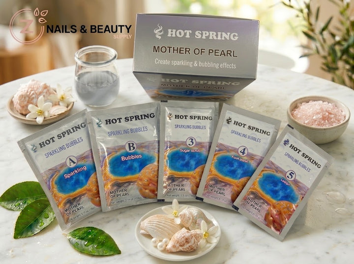 Hot Spring - Sparkling Bubbles - Mother Of Pearl - 5 Steps