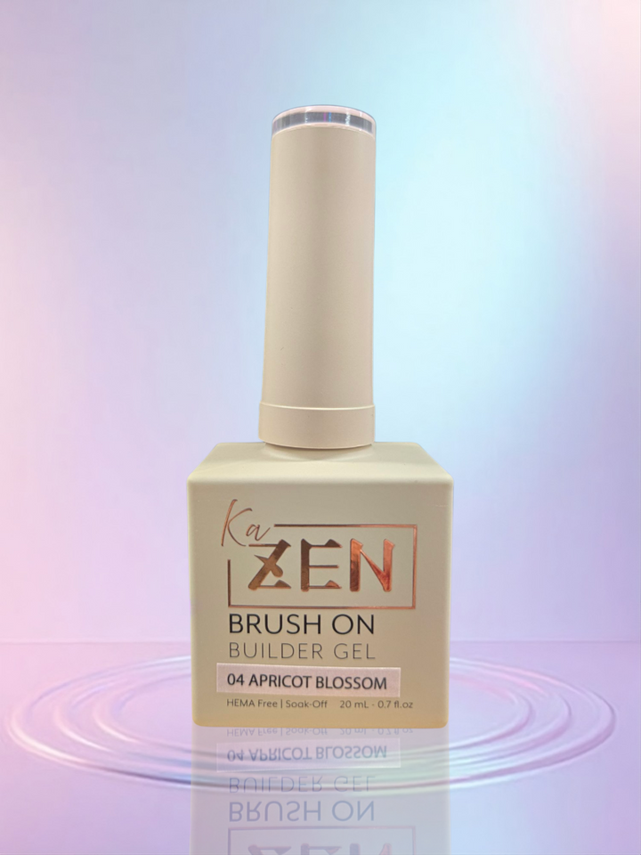 KAZEN | BRUSH ON BUILDER GEL NO.04 Apricot Blossom