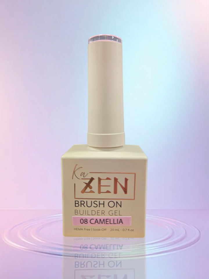 KAZEN | BRUSH ON BUILDER GEL NO.08 Camellia