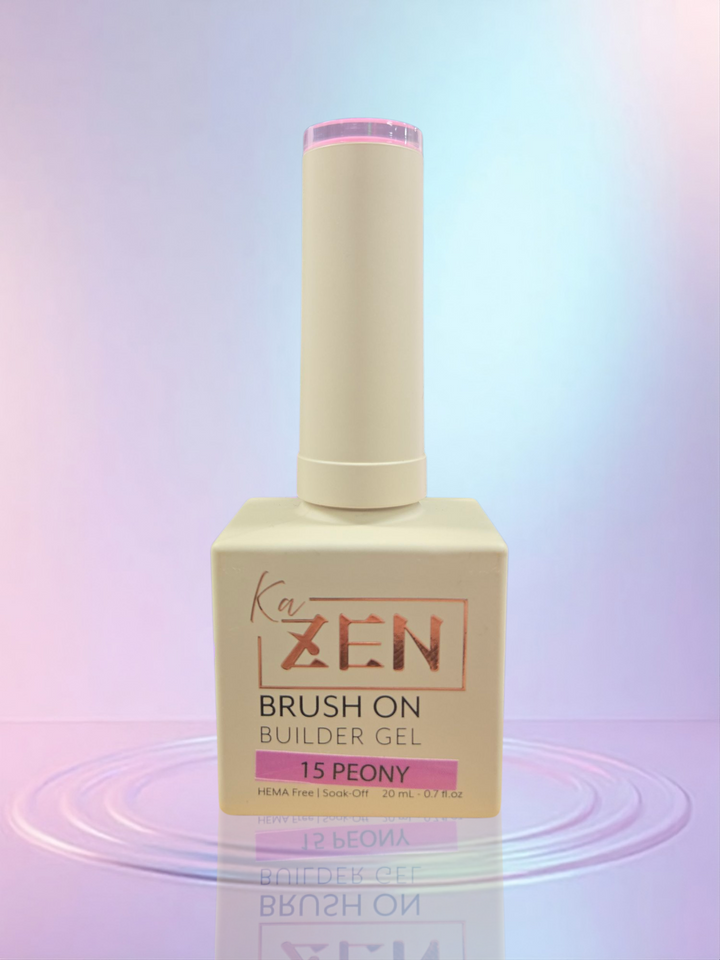 KAZEN | BRUSH ON BUILDER GEL NO.15 Peony