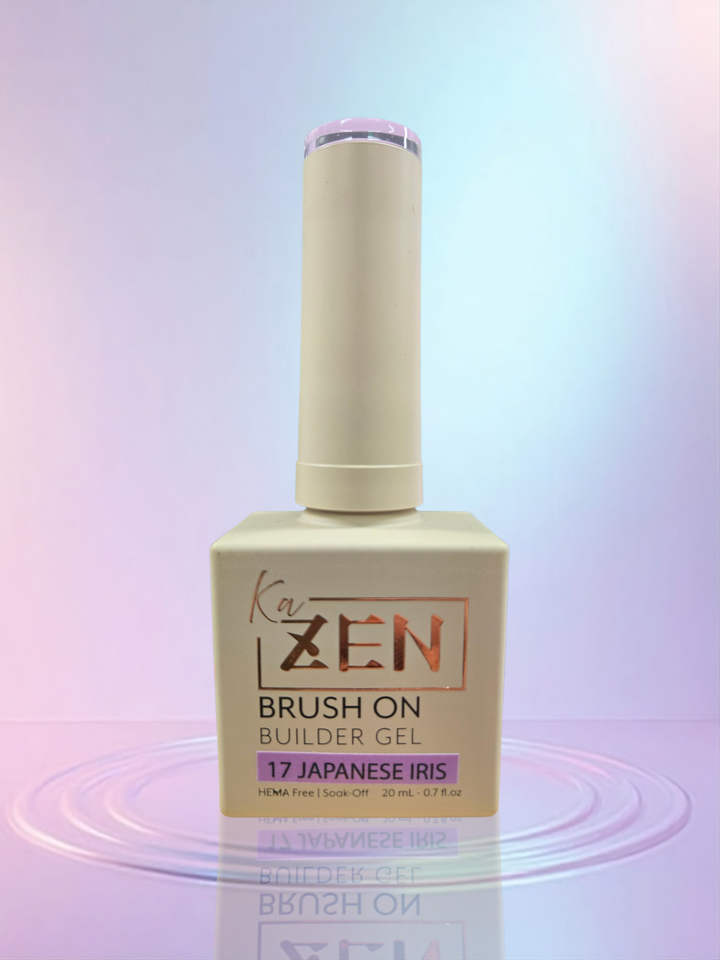 KAZEN | BRUSH ON BUILDER GEL NO.17 Japanese Iris