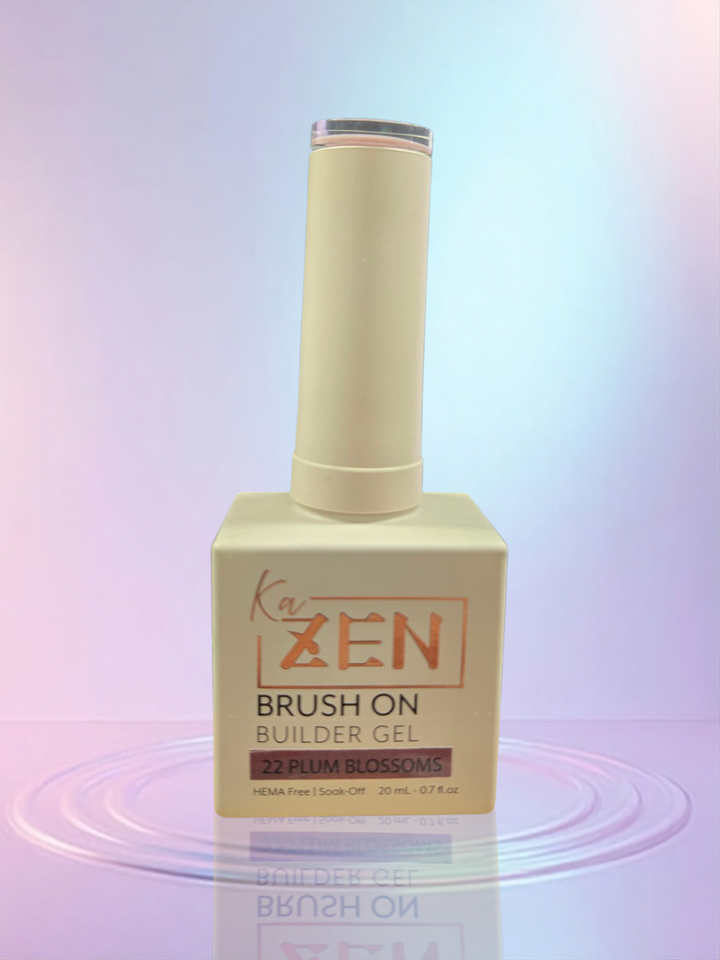 KAZEN | BRUSH ON BUILDER GEL NO.22 Plum Blossoms