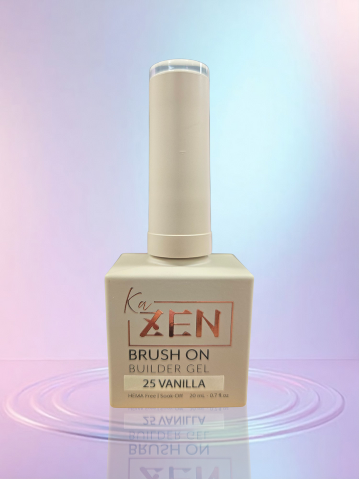 KAZEN | BRUSH ON BUILDER GEL NO.25 Vanilla
