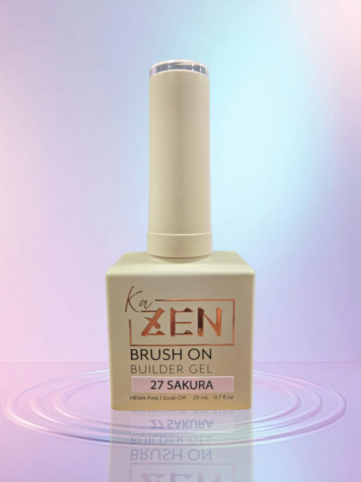 KAZEN | BRUSH ON BUILDER GEL NO.27 Sakura