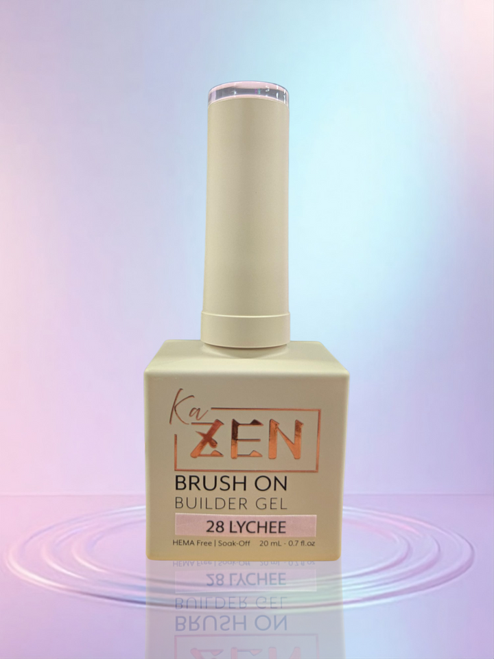 KAZEN | BRUSH ON BUILDER GEL NO.28 Lychee