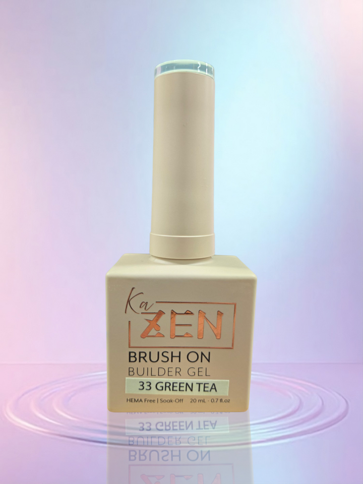 KAZEN | BRUSH ON BUILDER GEL NO.33 Green Tea