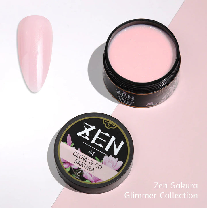 ZEN | Builder Gel Jar No.44 GLOW & GO SAKURA