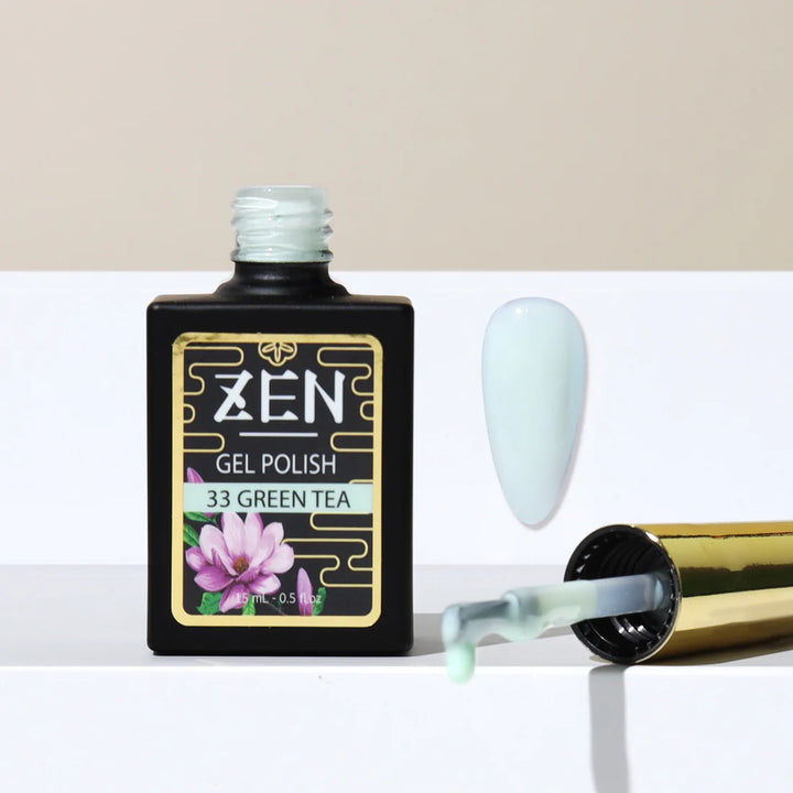 KAZEN | Milky Gel Polish Michidoki Collection #33 Green Tea