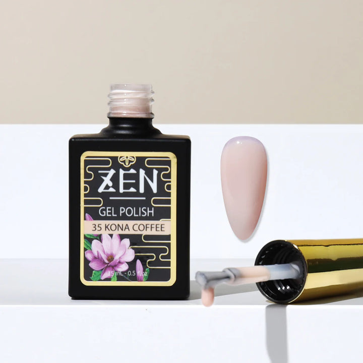KAZEN | Milky Gel Polish Michidoki Collection #35 Kona Coffee