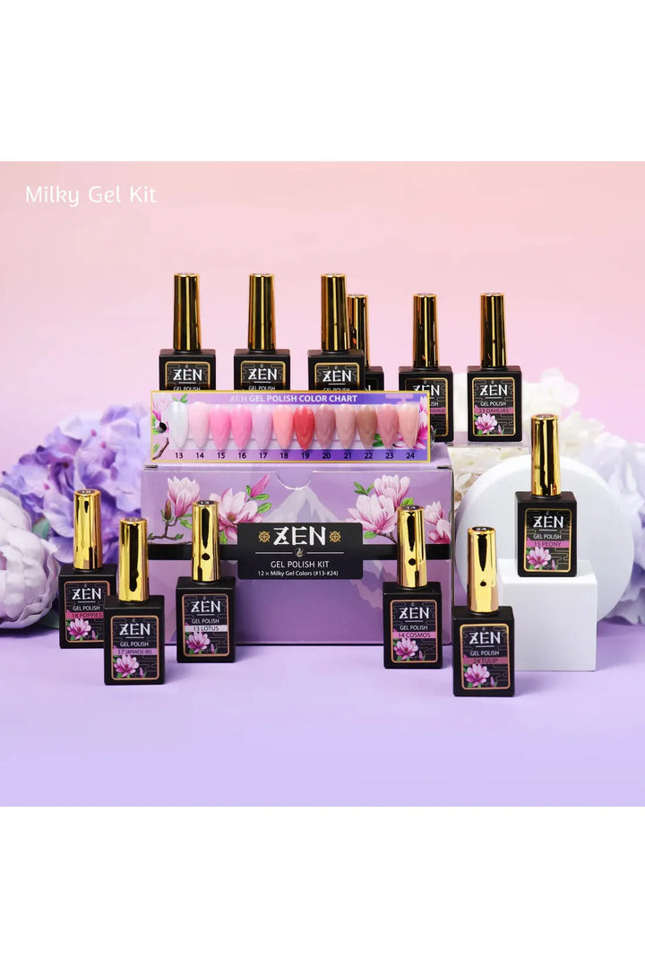 KAZEN | Milky Gel Polish Winter Garden Collection #13-#24