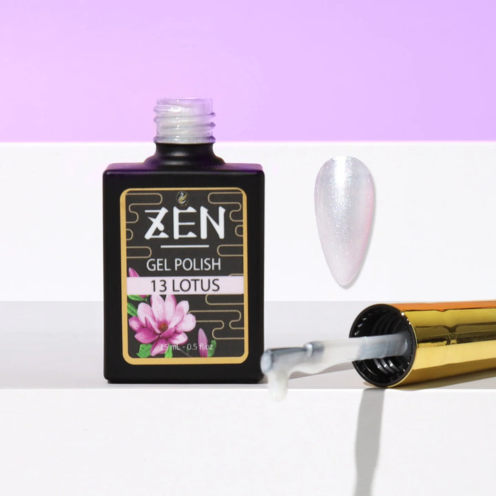 KAZEN | Milky Gel Polish Winter Garden Collection #13 Lotus