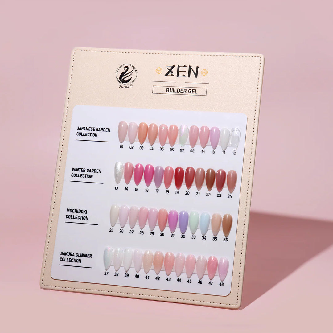 KaZEN Builder Gel 19 RED SPIDER LILY Cream Edition Oz Nails