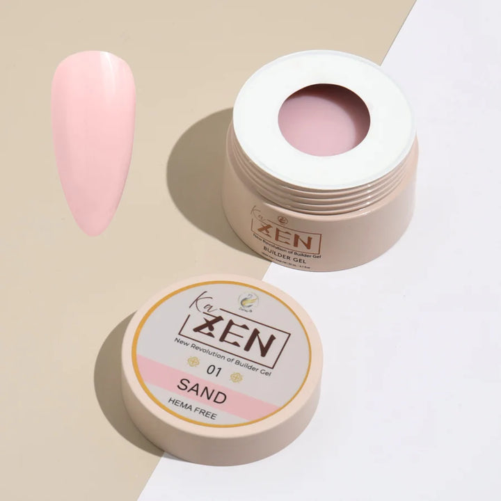 KaZEN Builder Gel - 01 SAND Cream Edition