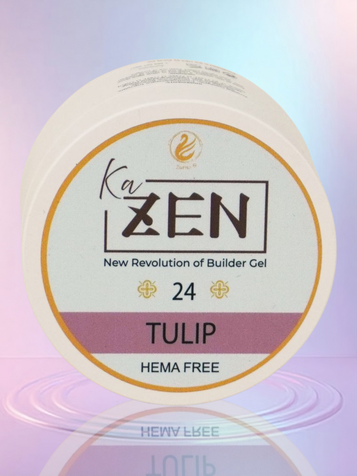 KaZEN Builder Gel - 24 THE TULIP Cream Edition
