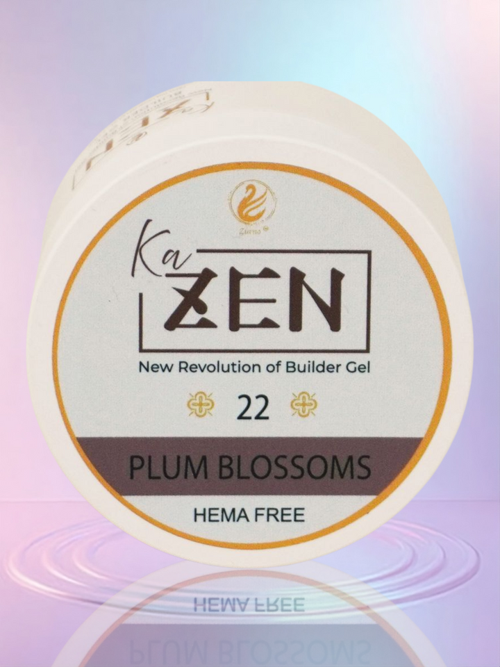 KaZEN Builder Gel - 22 PLUM BLOSSOMS Cream Edition