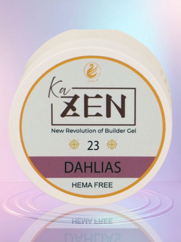 KaZEN Builder Gel - 23 DAHLIAS Cream Edition