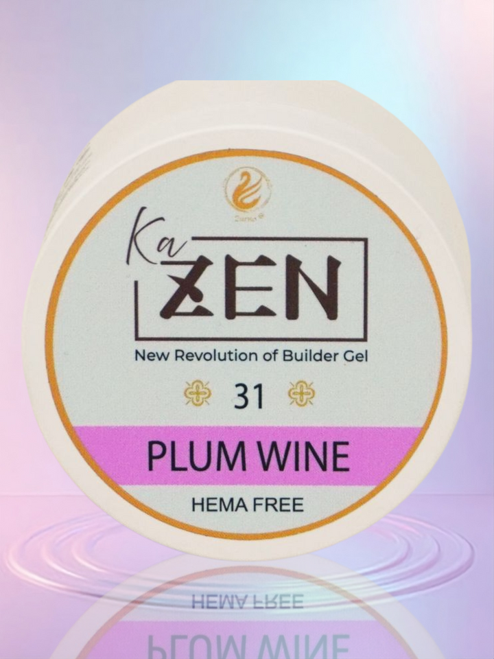 KaZEN Builder Gel - 31 PLUM WINE Cream Edition