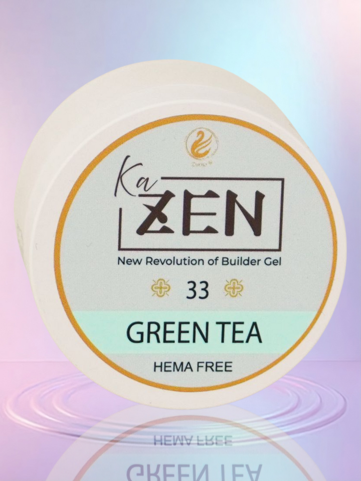 KaZEN Builder Gel - 33 GREEN TEA Cream Edition