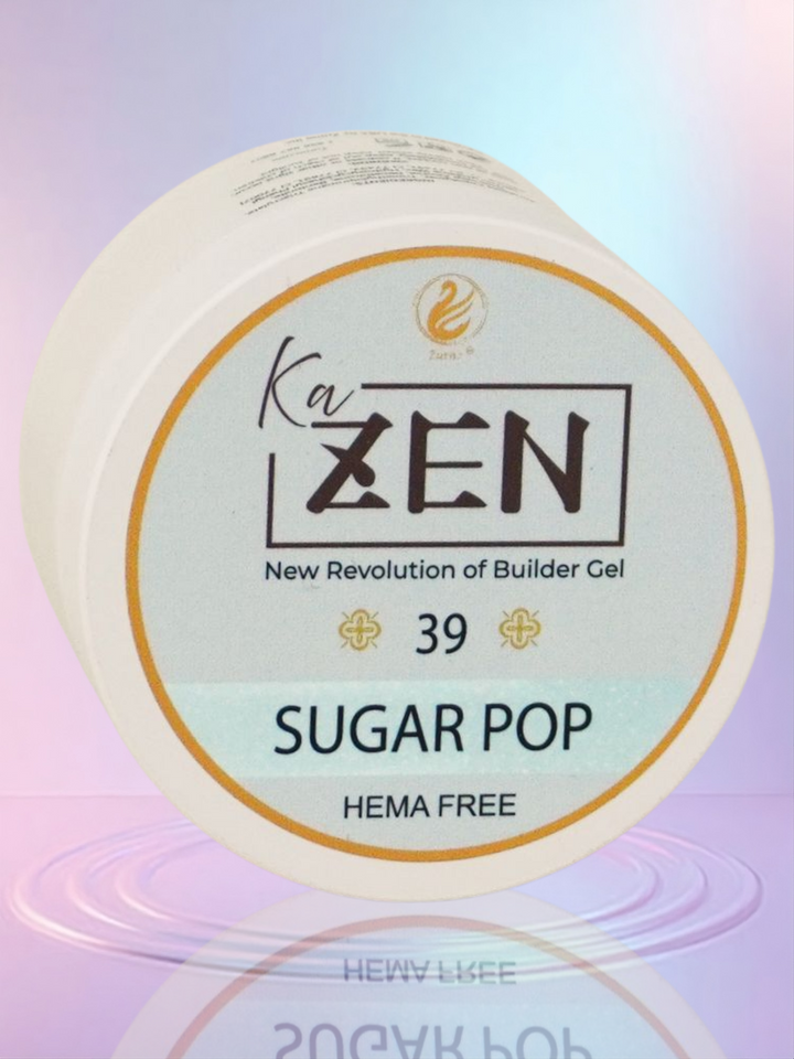 KaZEN Builder Gel - 39 SUGAR POP Cream Edition