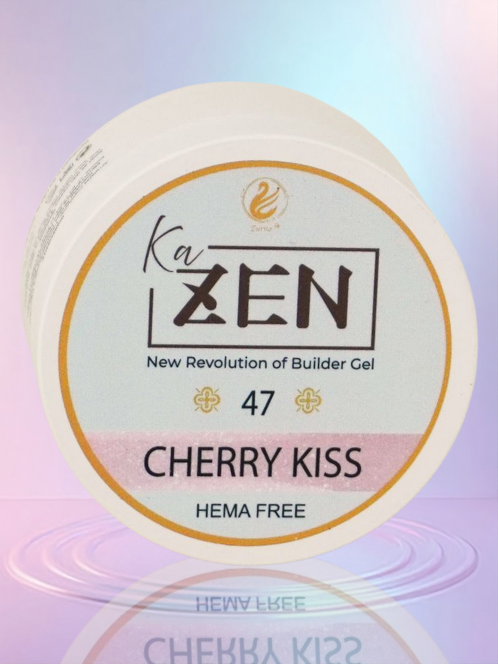KaZEN Builder Gel - 47 CHERRY KISS Cream Edition