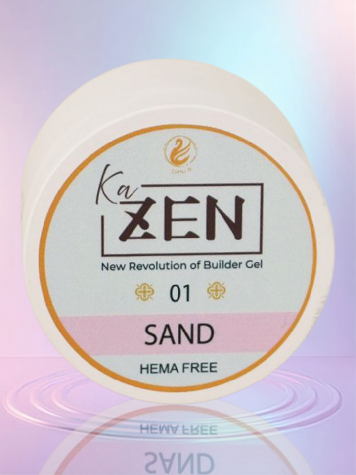 KaZEN Builder Gel - 01 SAND Cream Edition