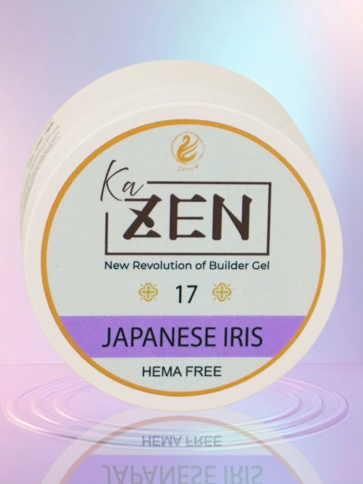 KaZEN Builder Gel - 17 JAPANESE IRIS Cream Edition