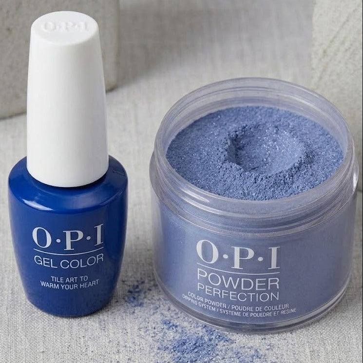 L25 - OPI Gel &amp; Powder Duo - Tile Art To Warm Your Heart