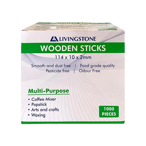 LivingStone Wooden Spatulas - 1000pcs