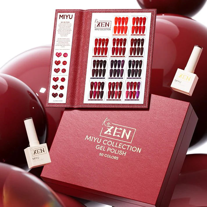 KaZEN | Miyu Gel Polish Collection 50 Colors 2 - Red Couture Collection