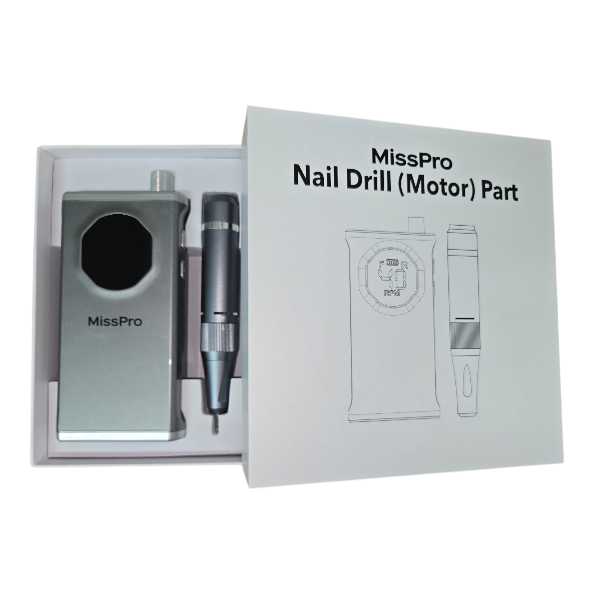 MissPro M40 Portable Nail Drill Machine – Oz Nails & Beauty Supply