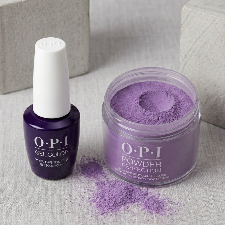 N47 - OPI Gel &amp; Powder Duo - Do You Have This Color In Stock-holm?