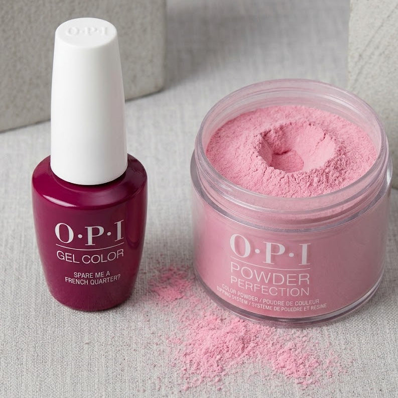 N55 - OPI Gel &amp; Powder Duo - Spare Me A French Quarter?