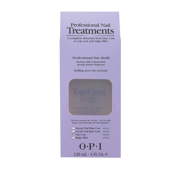 O.P.I - Professional Nail Treatments - TOP COAT (120ml)