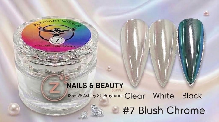 Phoenix - Chrome Platinum Mirror - Blush Chrome 