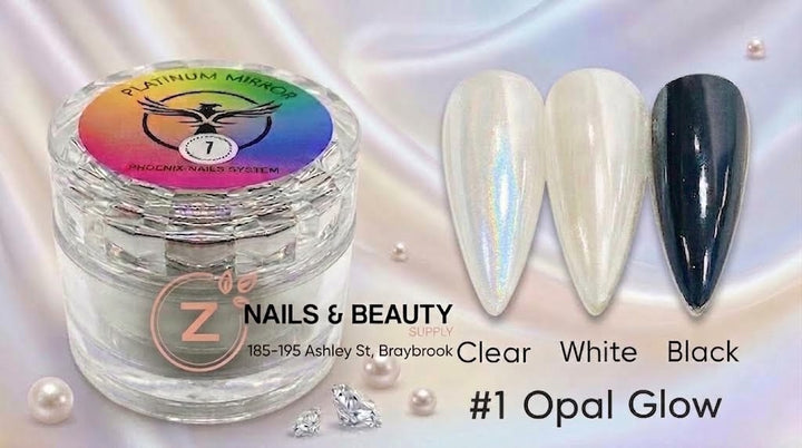 Phoenix - Chrome Platinum Mirror - Opal Glow 