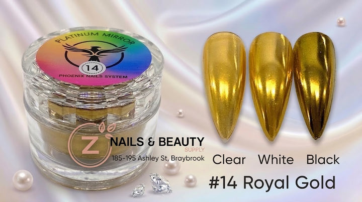 Phoenix - Chrome Platinum Mirror - Royal Gold 