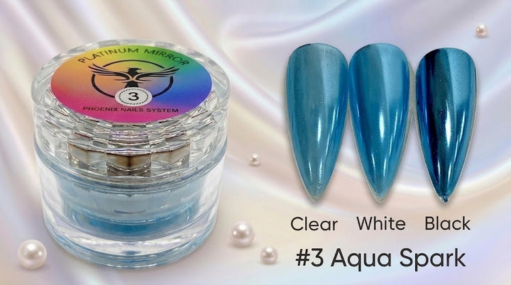Phoenix - Chrome Platinum Mirror - Aqua Spark 