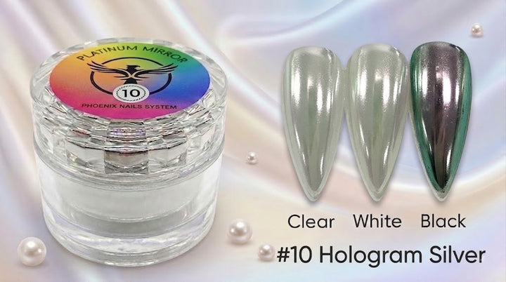 Phoenix - Chrome Platinum Mirror - Hologram Silver 